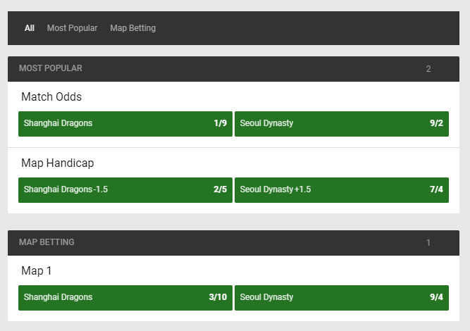 betslip showing straight forecast betting